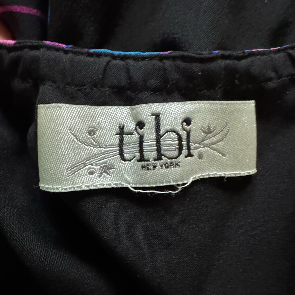 Tibi Abstract Print Silk Jumpsuit (Women's M) - Picture 4 of 11